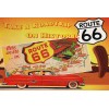 Route 66 Road Trip Map Souvenir Postcard
