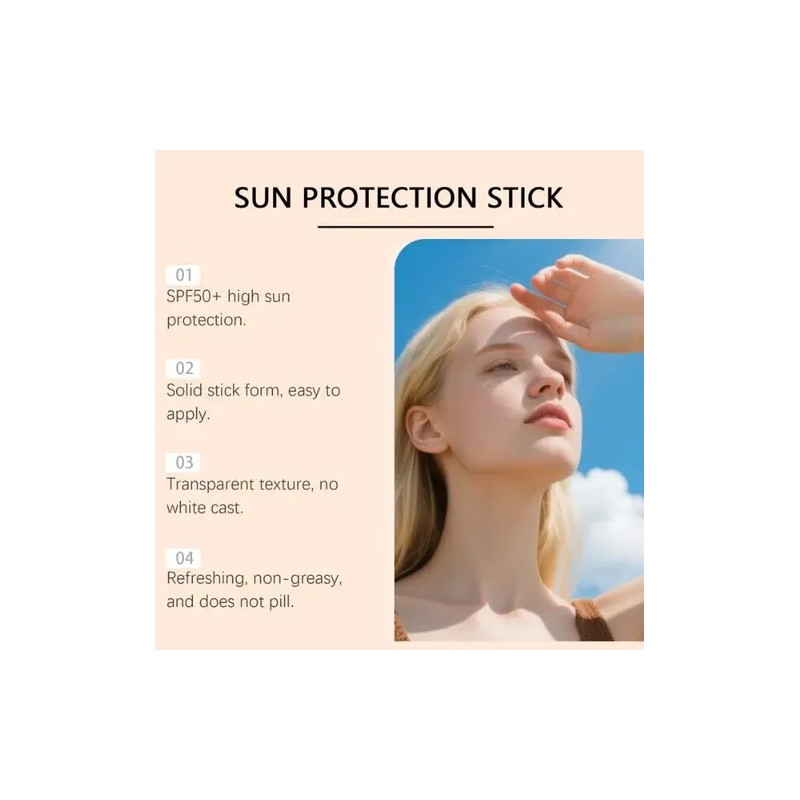 Barra Protector Solar Facial Matificante Resistente Al Agua