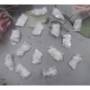Sowaka 50 Pcs Ear Cap Disposable Clear Elastic Waterproof Ear