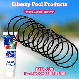 LIBERTY SEALS 31-486  Fits 5“ Cover O-ring 10-PACK + LUBE Compatible With Premier By Liberty