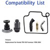 Silscvtt Carburetor Carb Rebuild Kit with Carb Primer Pump and