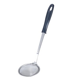 Takagi Stainless Steel Drainer, Φ80 Dark Brown, Total Length 28 cm (11 in), Hand Fit, Foam Skimmer, Handle Fits Hand, Dishwasher Safe, Made in Japan, Takagi