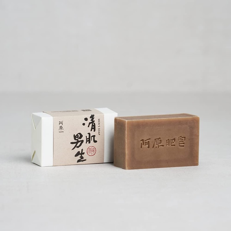Ahara/YUAN Sarari Men's Soap, Pure Skin, 4.1 oz (115 g),