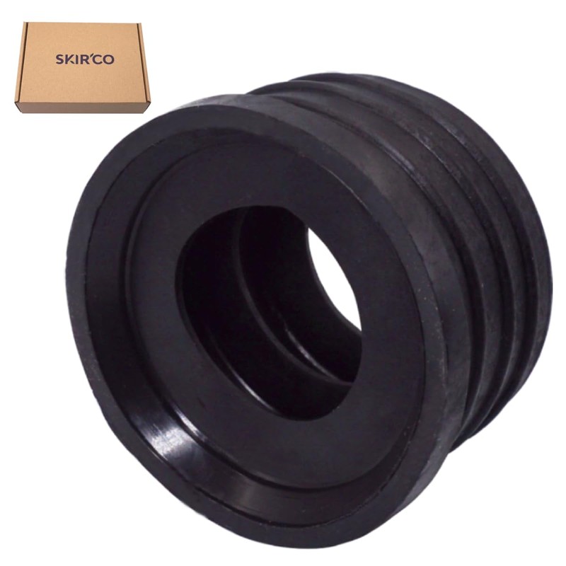 SKIR'CO (2 pcs) Black 50 x 32 mm Rubber Sleeve