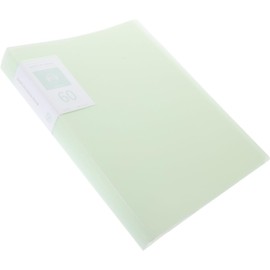 Carpeta de Archivos A4 Transparente 60 Hojas, Plástico Verde