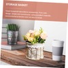 SHOWERORO 1pc Dried Flower Basket Elegant Pen Holder Adornment Multi