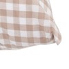 Cotton Baby Side Sleep Pillow Cute Plaid Bear Embroidery Pattern