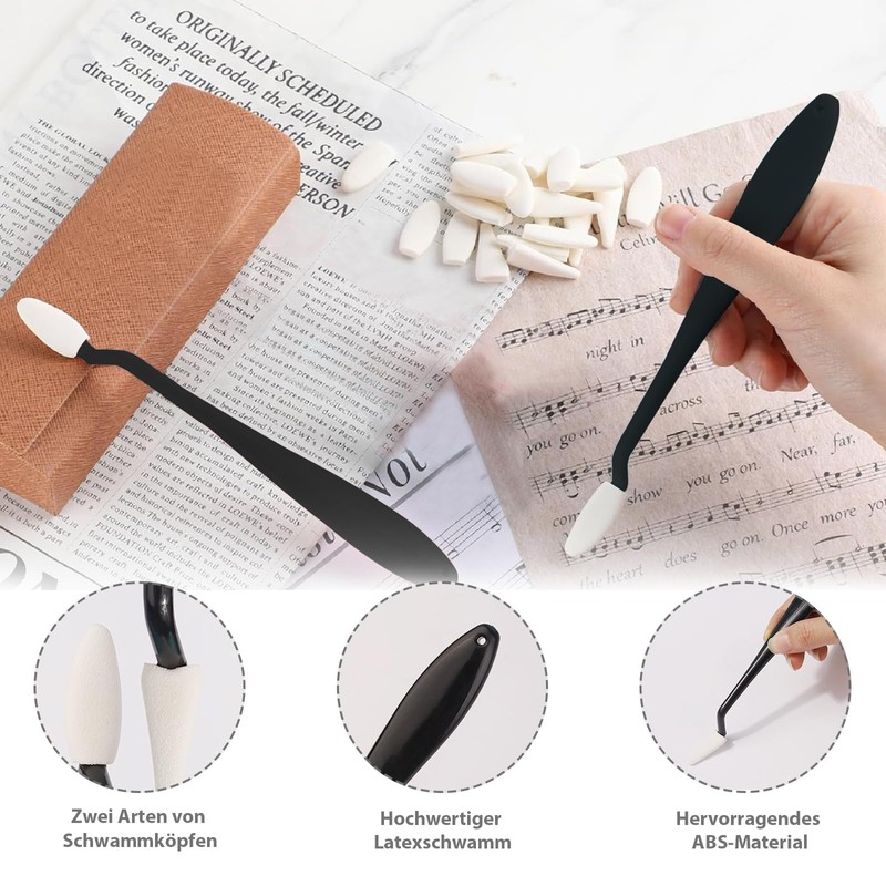 VZU 30 Paper Wiper Set, Blending Pen, Blending Stump, 20