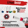 WETT 4Pcs 1/2 Inch Lug Nut Socket Set, Wheel Protector