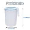 Plastic Jug with Lid, Water Jug Plastic Jug 2.5 L,