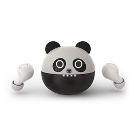 Jinpei Cute Panda Wireless Earphones, Waterproof, Noise Cancelling in-Ear erbuds, TWS Stereo Headphones, Built in mic Headset Premium Sound with deep bass,JE-04B_K62