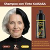 Hair Dye Shampoo Black Tinte Cubrir Canas Semi Permanent Color