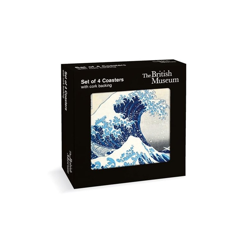 Museums & Galleries Set of 4 Cork Backed Coasters -