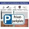 Private Parking Sign Aluminium 30 x 15 cm Private Parking