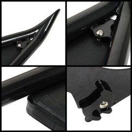 LABLT Motorcycle Detachable Sissy Bar Backrest, Detachable Sissy Bar Passenger Backrest 22 Inch Rear Pad Replacement for CVO Road Glide Street Touring Road King 09-21