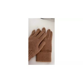 Body4Real Kids Gloves Organic Cotton 100% Dye Free Colorgrown Breathable Brown Medium New