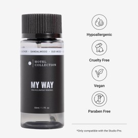 Hotel Collection Diffuser Oil-My Way Pro-Pod-Aromatherapy Essential Fragrance Oil-Sandalwood, Warm Virginia Cedar& Beautiful Iris-50ML 1.7 Fl oz
