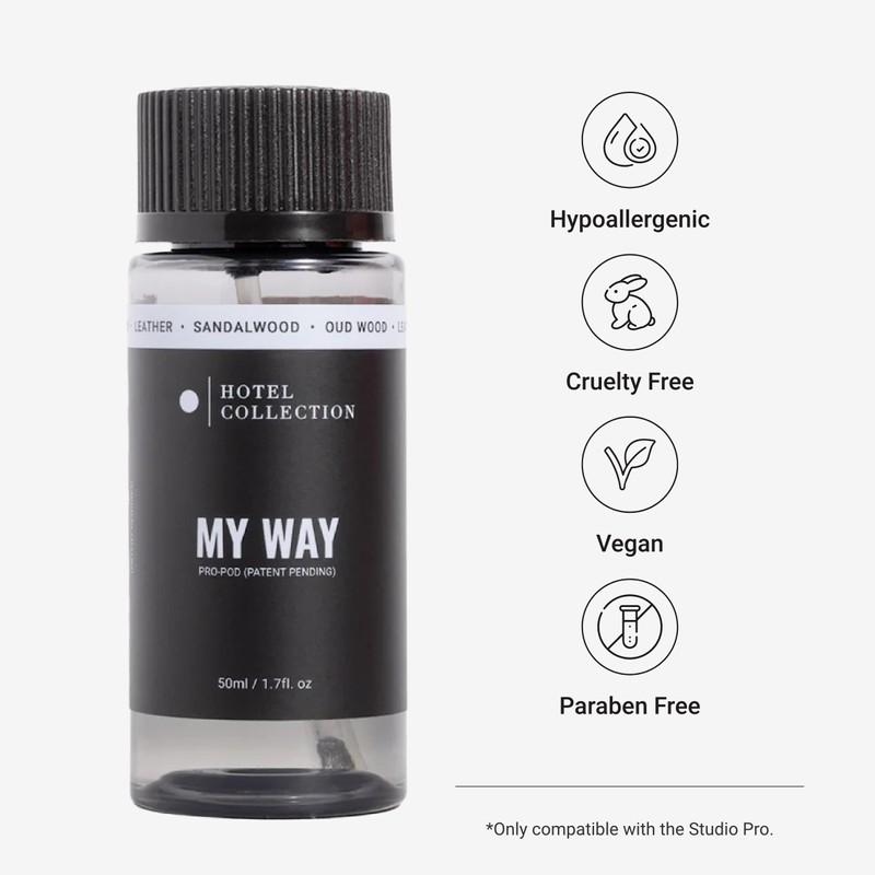 Hotel Collection Diffuser Oil-My Way Pro-Pod-Aromatherapy Essential Fragrance Oil-Sandalwood, Warm