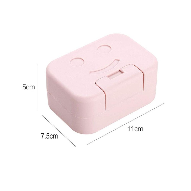 Travel Soap Box Soap Container with Lid Plastic Portable Soap
