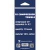 Potty Pack Compressed Towels - 10 Pack - Includes Expandable