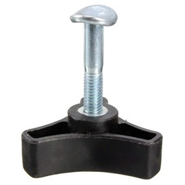 Plastic Handle Knob Nut Screw Bolt, Triangle Knob Handle Bolt Replacement Parts Hand-Twisted Labor-Saving Locking Screw for Lawn Mower Machine(Size:A)
