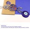 Blue Eye Owl Keychain Good Luck Beautiful Blessing Amulet Car