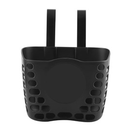 Kids Bike Basket, Strong Load Bicycle Handlebar Kids Bicycle Front Basket, Bike Accessories for Boys Girls Kids, Front Toddler Tiny Tricycle Baskets for Outdoor Cycling(Black)