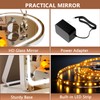 Hasipu Vanity Mirror with Lights, 11"× 14" Arched LED Makeup