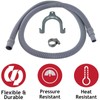 SPARES2GO Extension Drain Hose Compatible with Hotpoint Washing Machine (1.5M,