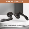 Probrico 4 Pack Dummy Door Lever Wave Style Leverset Right