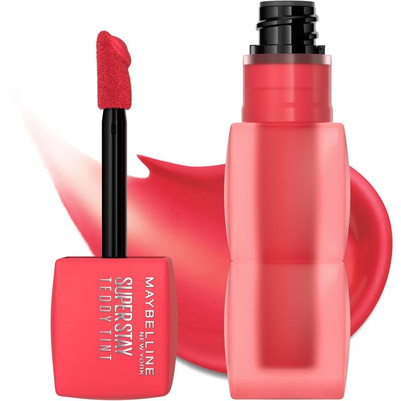 Super Stay Teddy Tint, Matte Lipstick, Maybelline:_Coquettish