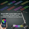 2 Strip Electric LED Music Sync Multicolor Lightning Changing Scooter
