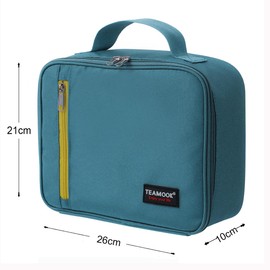 TEAMOOK Lunch Bag Insulated Lunch Box Cool Bag for Adults and Kids 5L Blue-1