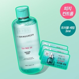 [Fiji Ssak] Bring Green Tea Tree Cica Soothing Toner 500mL Special Offer / 브링그린 티트리시카수딩토너 500mL 기획