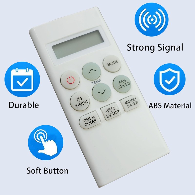 Replacement Remote Control Compatible for Friedrich Air Conditioner AKB73756214 CP05G10A