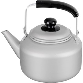 Wahei Freiz RB-2326 Lightweight Instant Boiling Aluminum Kettle, 1.3 gal (3.3 L), Suitable Capacity, 0.7 gal (2.3 L), Anodized, For Gas Fire Use