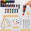 Cholemy 36 Pcs Paint and Sip Kit for Adults 8''