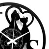Instant Karma Clocks Vinyl Wall Clock Animal Theme I Love