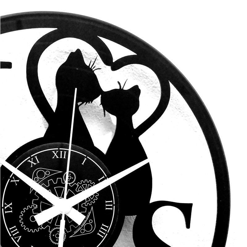 Instant Karma Clocks Vinyl Wall Clock Animal Theme I Love