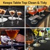 EZONEDEAL Rubber Bar Mats for Countertop, Non-Slip Bartending Bar Service