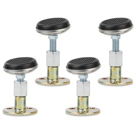 Tiardey 4 Pcs Bed Frame Anti-Shake Tool Bedside Stoppers Adjustable Threaded Fixer Rotatable Swing head for Home Bed Furniture Cabinets Wall Support (56-68mm)