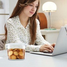 Vacuum Containers for Food Storage - Large Storage Containers for Food | Stackable Refrigerator Organizer Bins, Salad Saver Containers for Beans