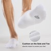 CS CELERSPORT 8 Pairs Mens No Show Socks with Cushion