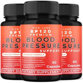 rize labs (3 Pack) BP120 Premium Dietary Supplement, BP120 Premium Tablets Supports Inflammation, BP120 Premium Strengthen Support Pills, BP120 Premium Maximum Strength Reviews (180 Capsules)