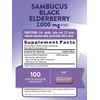 Nature's Truth Black Elderberry Capsules – Super Concentrated Sambucus Extract,