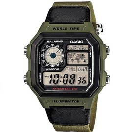 Casio AE-1200WHB-3B Quartz Men's Digital Wristwatch