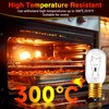 40W Microwave Light Bulbs, T25 120V High Temp Resistance Oven