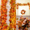 Fake Fall Leaves, 8cm/3.15inch Autumn Leaves, Fall Party Decorations, Maple