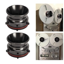 1 Pair Nab Hub Adaptor, 10 Inch Opener Universal Charger, for Studer ReVox Akai Teac (Grey)