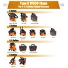 ALYYDBG for Ridgid Shop Vac bags 3-4.5 Gallon, Size C